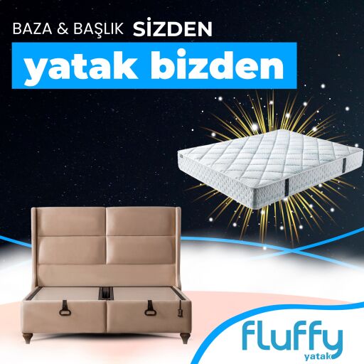 Baza & Başlık Alana Yatak Hediye